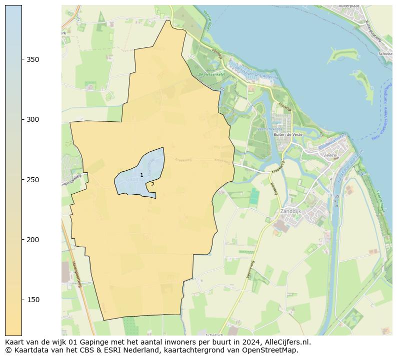 Kaart van de wijk 01 Gapinge met het aantal inwoners per buurt in 2024. Op deze pagina vind je veel informatie over inwoners (zoals de verdeling naar leeftijdsgroepen, gezinssamenstelling, geslacht, autochtoon of Nederlands met een immigratie achtergrond,...), woningen (aantallen, types, prijs ontwikkeling, gebruik, type eigendom,...) en méér (autobezit, energieverbruik,...)  op basis van open data van het centraal bureau voor de statistiek en diverse andere bronnen!