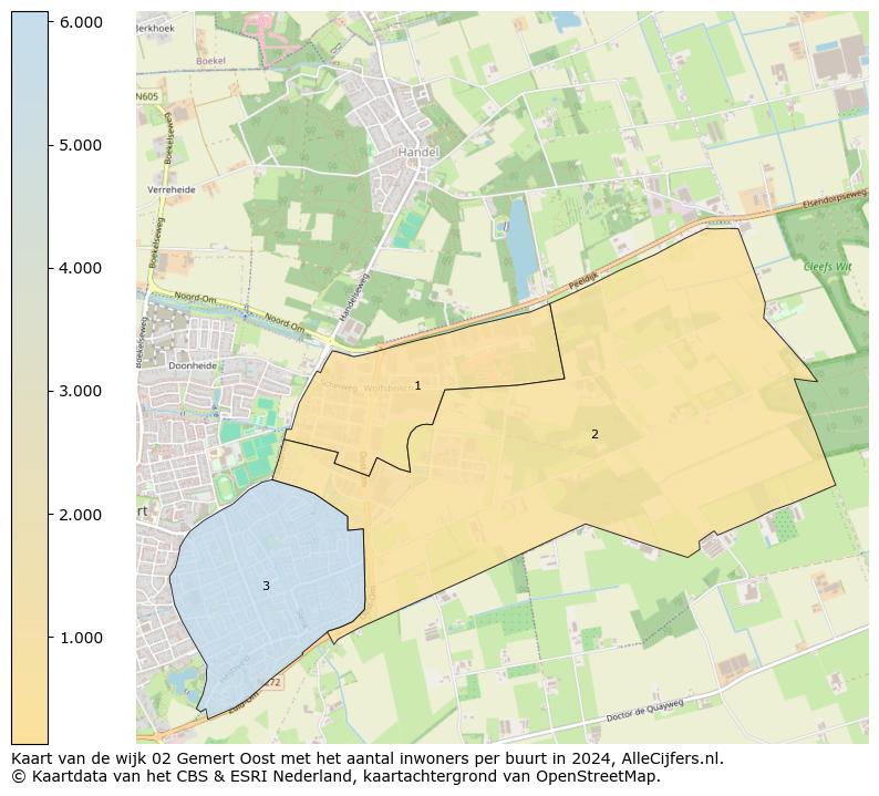 Kaart van de wijk 02 Gemert Oost met het aantal inwoners per buurt in 2024. Op deze pagina vind je veel informatie over inwoners (zoals de verdeling naar leeftijdsgroepen, gezinssamenstelling, geslacht, autochtoon of Nederlands met een immigratie achtergrond,...), woningen (aantallen, types, prijs ontwikkeling, gebruik, type eigendom,...) en méér (autobezit, energieverbruik,...)  op basis van open data van het centraal bureau voor de statistiek en diverse andere bronnen!