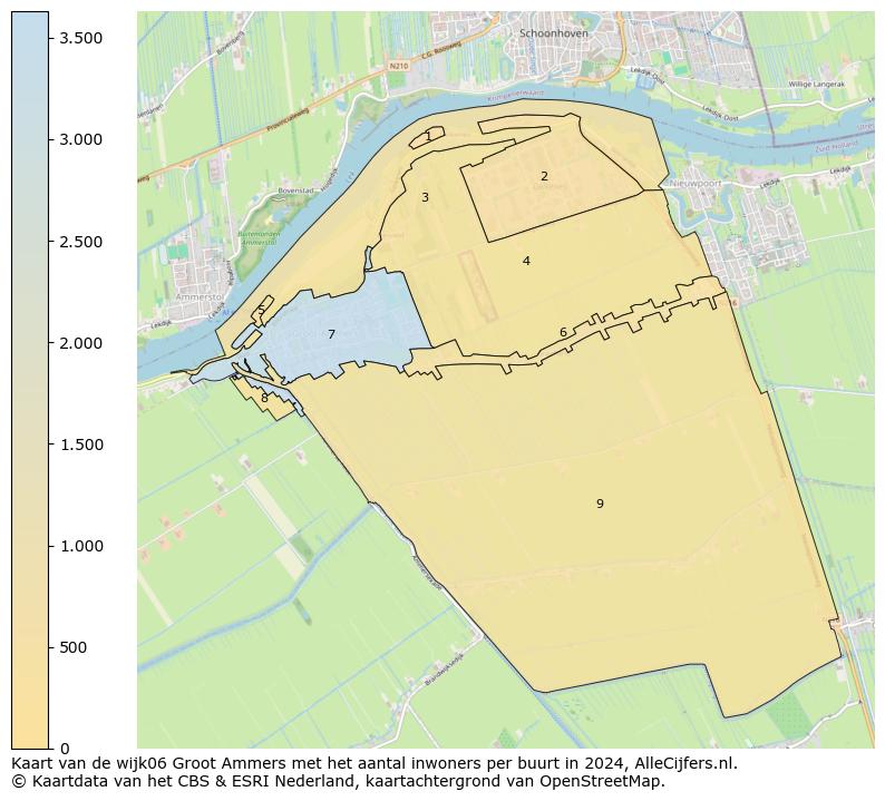 Kaart van de wijk06 Groot Ammers met het aantal inwoners per buurt in 2024. Op deze pagina vind je veel informatie over inwoners (zoals de verdeling naar leeftijdsgroepen, gezinssamenstelling, geslacht, autochtoon of Nederlands met een immigratie achtergrond,...), woningen (aantallen, types, prijs ontwikkeling, gebruik, type eigendom,...) en méér (autobezit, energieverbruik,...)  op basis van open data van het centraal bureau voor de statistiek en diverse andere bronnen!