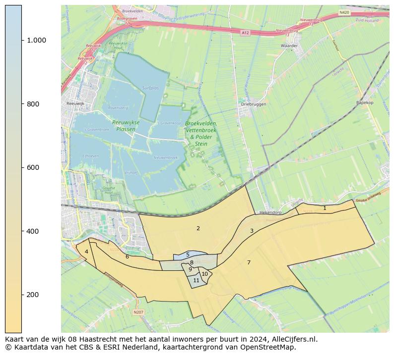 Kaart van de wijk 08 Haastrecht met het aantal inwoners per buurt in 2024. Op deze pagina vind je veel informatie over inwoners (zoals de verdeling naar leeftijdsgroepen, gezinssamenstelling, geslacht, autochtoon of Nederlands met een immigratie achtergrond,...), woningen (aantallen, types, prijs ontwikkeling, gebruik, type eigendom,...) en méér (autobezit, energieverbruik,...)  op basis van open data van het Centraal Bureau voor de Statistiek en diverse andere bronnen!