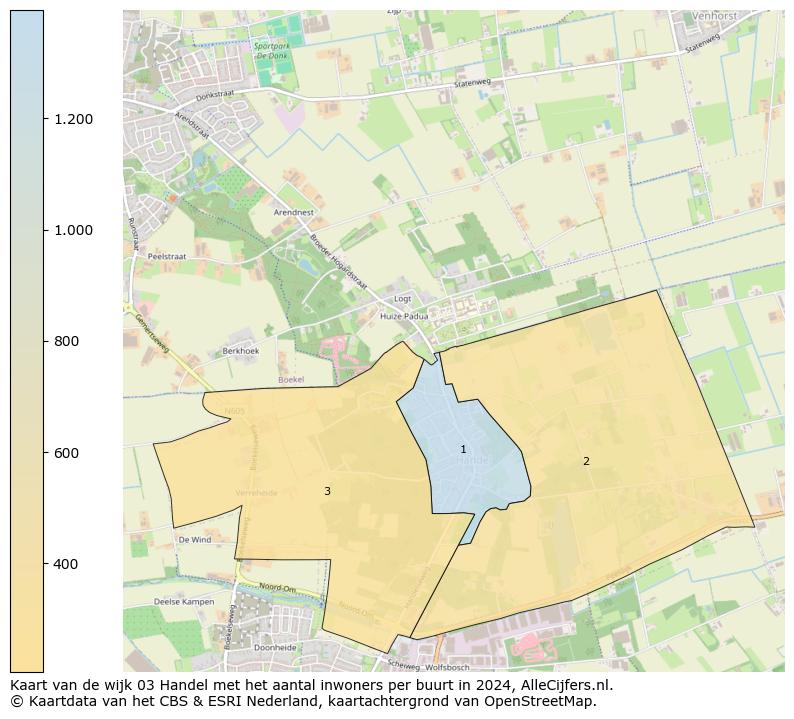 Kaart van de wijk 03 Handel met het aantal inwoners per buurt in 2024. Op deze pagina vind je veel informatie over inwoners (zoals de verdeling naar leeftijdsgroepen, gezinssamenstelling, geslacht, autochtoon of Nederlands met een immigratie achtergrond,...), woningen (aantallen, types, prijs ontwikkeling, gebruik, type eigendom,...) en méér (autobezit, energieverbruik,...)  op basis van open data van het centraal bureau voor de statistiek en diverse andere bronnen!