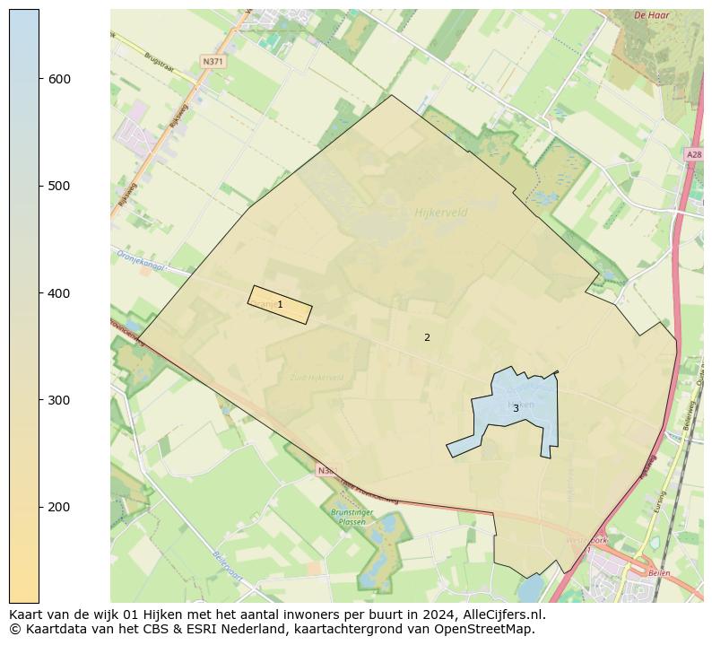 Kaart van de wijk 01 Hijken met het aantal inwoners per buurt in 2024. Op deze pagina vind je veel informatie over inwoners (zoals de verdeling naar leeftijdsgroepen, gezinssamenstelling, geslacht, autochtoon of Nederlands met een immigratie achtergrond,...), woningen (aantallen, types, prijs ontwikkeling, gebruik, type eigendom,...) en méér (autobezit, energieverbruik,...)  op basis van open data van het Centraal Bureau voor de Statistiek en diverse andere bronnen!