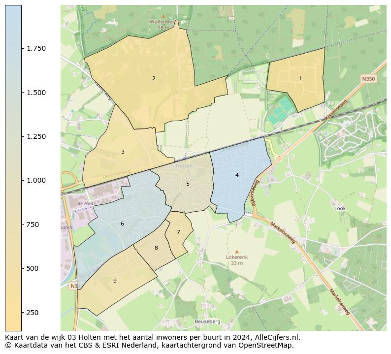 Kaart van de wijk 03 Holten met het aantal inwoners per buurt in 2024. Op deze pagina vind je veel informatie over inwoners (zoals de verdeling naar leeftijdsgroepen, gezinssamenstelling, geslacht, autochtoon of Nederlands met een immigratie achtergrond,...), woningen (aantallen, types, prijs ontwikkeling, gebruik, type eigendom,...) en méér (autobezit, energieverbruik,...)  op basis van open data van het centraal bureau voor de statistiek en diverse andere bronnen!