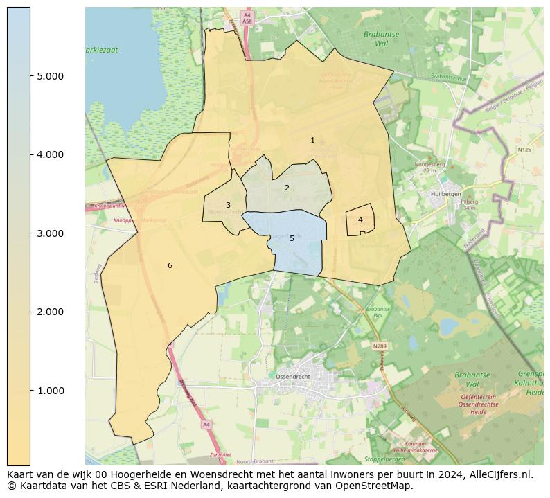 Kaart van de wijk 00 Hoogerheide en Woensdrecht met het aantal inwoners per buurt in 2024. Op deze pagina vind je veel informatie over inwoners (zoals de verdeling naar leeftijdsgroepen, gezinssamenstelling, geslacht, autochtoon of Nederlands met een immigratie achtergrond,...), woningen (aantallen, types, prijs ontwikkeling, gebruik, type eigendom,...) en méér (autobezit, energieverbruik,...)  op basis van open data van het Centraal Bureau voor de Statistiek en diverse andere bronnen!