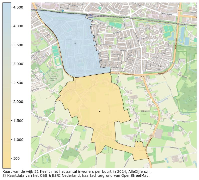 Kaart van de wijk 21 Keent met het aantal inwoners per buurt in 2024. Op deze pagina vind je veel informatie over inwoners (zoals de verdeling naar leeftijdsgroepen, gezinssamenstelling, geslacht, autochtoon of Nederlands met een immigratie achtergrond,...), woningen (aantallen, types, prijs ontwikkeling, gebruik, type eigendom,...) en méér (autobezit, energieverbruik,...)  op basis van open data van het centraal bureau voor de statistiek en diverse andere bronnen!