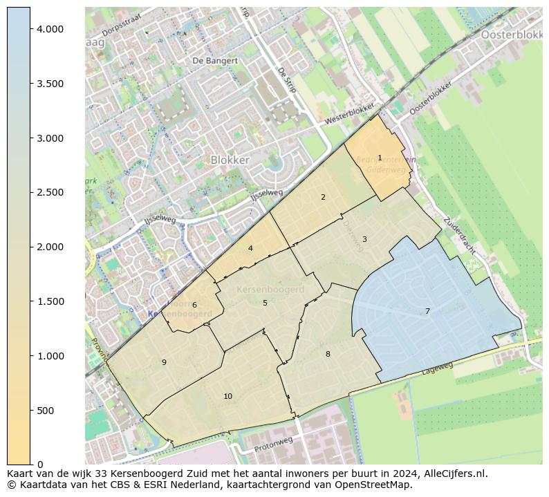 Kaart van de wijk 33 Kersenboogerd Zuid met het aantal inwoners per buurt in 2024. Op deze pagina vind je veel informatie over inwoners (zoals de verdeling naar leeftijdsgroepen, gezinssamenstelling, geslacht, autochtoon of Nederlands met een immigratie achtergrond,...), woningen (aantallen, types, prijs ontwikkeling, gebruik, type eigendom,...) en méér (autobezit, energieverbruik,...)  op basis van open data van het centraal bureau voor de statistiek en diverse andere bronnen!