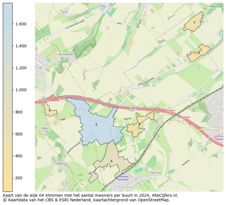 Kaart van de wijk 04 Klimmen met het aantal inwoners per buurt in 2024. Op deze pagina vind je veel informatie over inwoners (zoals de verdeling naar leeftijdsgroepen, gezinssamenstelling, geslacht, autochtoon of Nederlands met een immigratie achtergrond,...), woningen (aantallen, types, prijs ontwikkeling, gebruik, type eigendom,...) en méér (autobezit, energieverbruik,...)  op basis van open data van het Centraal Bureau voor de Statistiek en diverse andere bronnen!