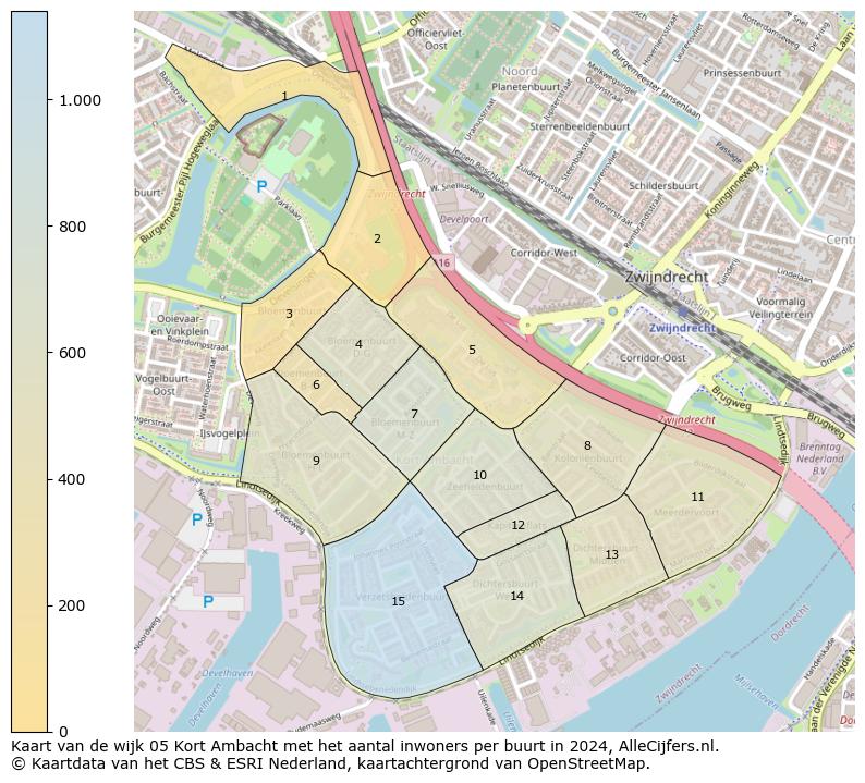 Kaart van de wijk 05 Kort Ambacht met het aantal inwoners per buurt in 2024. Op deze pagina vind je veel informatie over inwoners (zoals de verdeling naar leeftijdsgroepen, gezinssamenstelling, geslacht, autochtoon of Nederlands met een immigratie achtergrond,...), woningen (aantallen, types, prijs ontwikkeling, gebruik, type eigendom,...) en méér (autobezit, energieverbruik,...)  op basis van open data van het centraal bureau voor de statistiek en diverse andere bronnen!