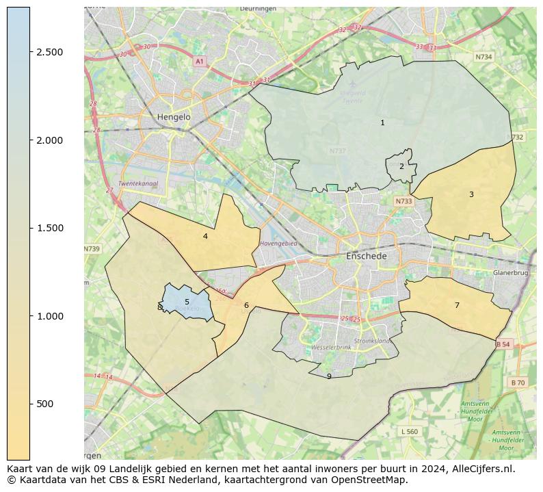 Kaart van de wijk 09 Landelijk gebied en kernen met het aantal inwoners per buurt in 2024. Op deze pagina vind je veel informatie over inwoners (zoals de verdeling naar leeftijdsgroepen, gezinssamenstelling, geslacht, autochtoon of Nederlands met een immigratie achtergrond,...), woningen (aantallen, types, prijs ontwikkeling, gebruik, type eigendom,...) en méér (autobezit, energieverbruik,...)  op basis van open data van het centraal bureau voor de statistiek en diverse andere bronnen!