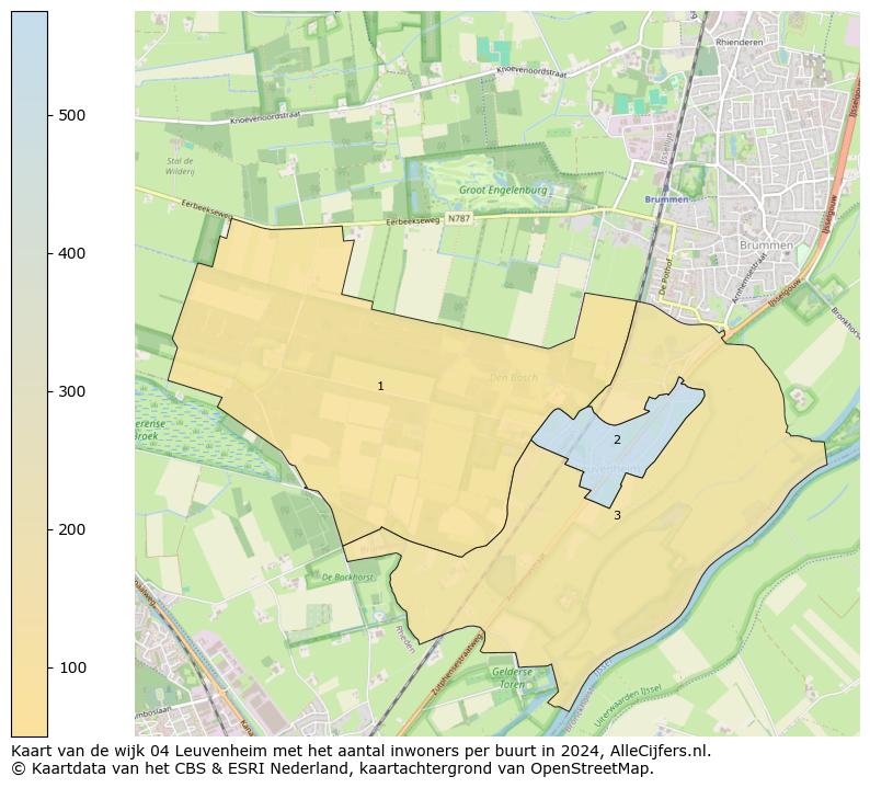 Kaart van de wijk 04 Leuvenheim met het aantal inwoners per buurt in 2024. Op deze pagina vind je veel informatie over inwoners (zoals de verdeling naar leeftijdsgroepen, gezinssamenstelling, geslacht, autochtoon of Nederlands met een immigratie achtergrond,...), woningen (aantallen, types, prijs ontwikkeling, gebruik, type eigendom,...) en méér (autobezit, energieverbruik,...)  op basis van open data van het centraal bureau voor de statistiek en diverse andere bronnen!