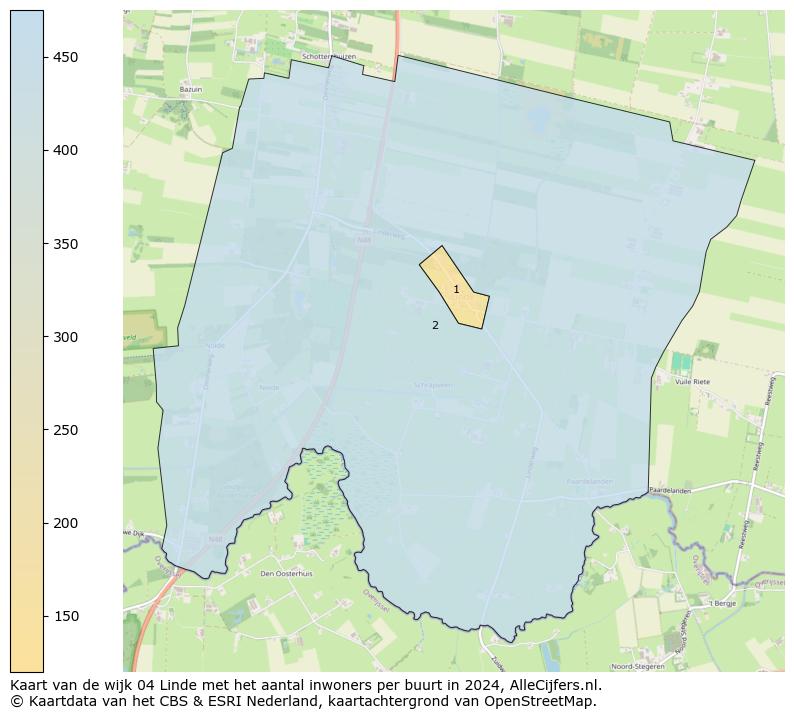 Kaart van de wijk 04 Linde met het aantal inwoners per buurt in 2024. Op deze pagina vind je veel informatie over inwoners (zoals de verdeling naar leeftijdsgroepen, gezinssamenstelling, geslacht, autochtoon of Nederlands met een immigratie achtergrond,...), woningen (aantallen, types, prijs ontwikkeling, gebruik, type eigendom,...) en méér (autobezit, energieverbruik,...)  op basis van open data van het Centraal Bureau voor de Statistiek en diverse andere bronnen!