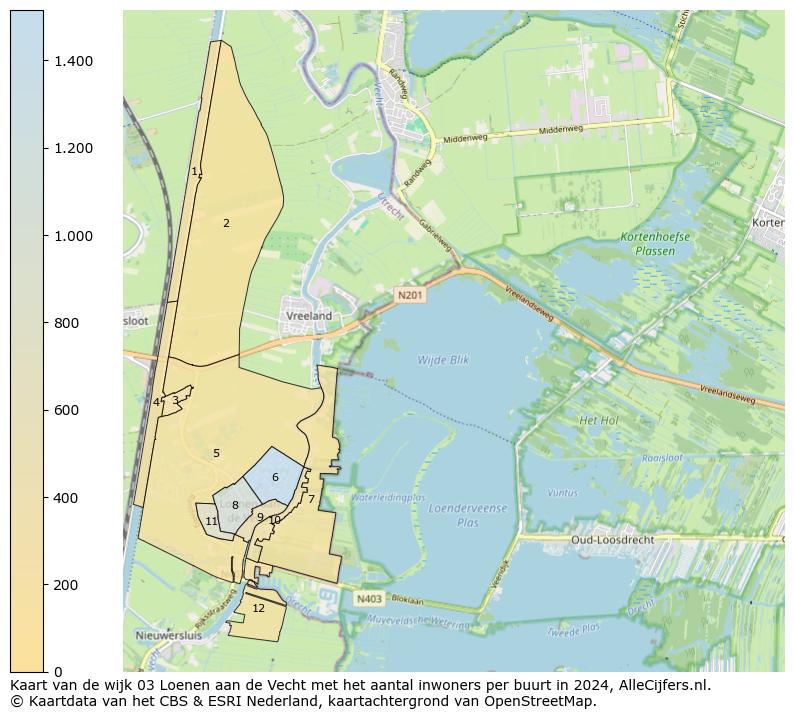 Kaart van de wijk 03 Loenen aan de Vecht met het aantal inwoners per buurt in 2024. Op deze pagina vind je veel informatie over inwoners (zoals de verdeling naar leeftijdsgroepen, gezinssamenstelling, geslacht, autochtoon of Nederlands met een immigratie achtergrond,...), woningen (aantallen, types, prijs ontwikkeling, gebruik, type eigendom,...) en méér (autobezit, energieverbruik,...)  op basis van open data van het centraal bureau voor de statistiek en diverse andere bronnen!