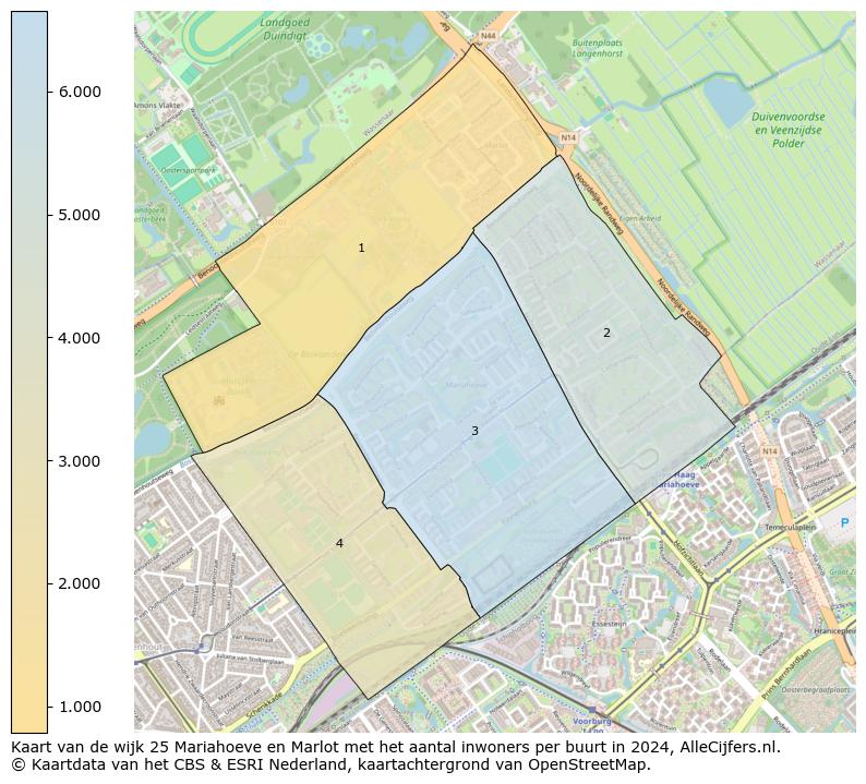 Kaart van de wijk 25 Mariahoeve en Marlot met het aantal inwoners per buurt in 2024. Op deze pagina vind je veel informatie over inwoners (zoals de verdeling naar leeftijdsgroepen, gezinssamenstelling, geslacht, autochtoon of Nederlands met een immigratie achtergrond,...), woningen (aantallen, types, prijs ontwikkeling, gebruik, type eigendom,...) en méér (autobezit, energieverbruik,...)  op basis van open data van het Centraal Bureau voor de Statistiek en diverse andere bronnen!