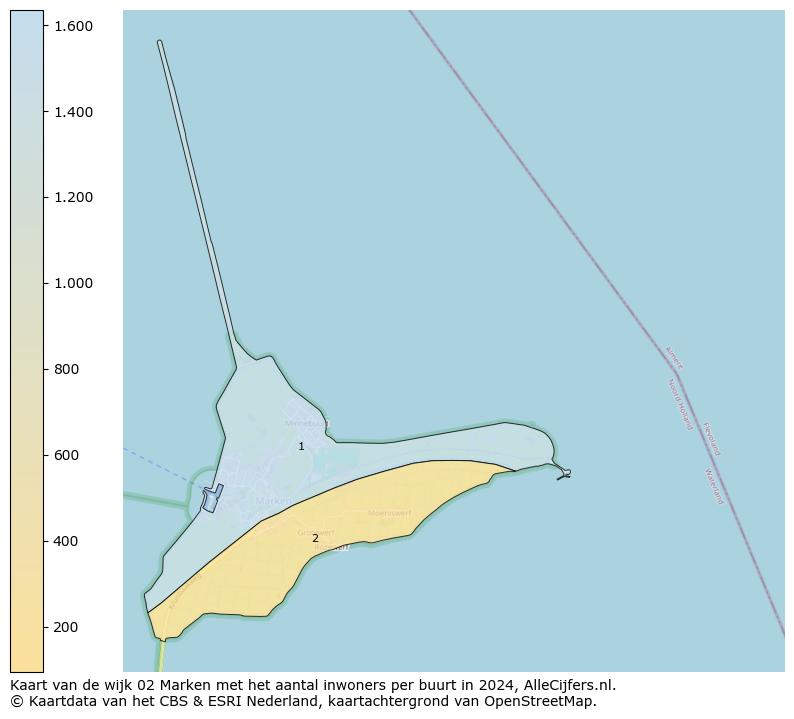 Kaart van de wijk 02 Marken met het aantal inwoners per buurt in 2024. Op deze pagina vind je veel informatie over inwoners (zoals de verdeling naar leeftijdsgroepen, gezinssamenstelling, geslacht, autochtoon of Nederlands met een immigratie achtergrond,...), woningen (aantallen, types, prijs ontwikkeling, gebruik, type eigendom,...) en méér (autobezit, energieverbruik,...)  op basis van open data van het centraal bureau voor de statistiek en diverse andere bronnen!