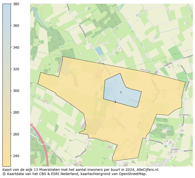 Kaart van de wijk 13 Moerstraten met het aantal inwoners per buurt in 2024. Op deze pagina vind je veel informatie over inwoners (zoals de verdeling naar leeftijdsgroepen, gezinssamenstelling, geslacht, autochtoon of Nederlands met een immigratie achtergrond,...), woningen (aantallen, types, prijs ontwikkeling, gebruik, type eigendom,...) en méér (autobezit, energieverbruik,...)  op basis van open data van het centraal bureau voor de statistiek en diverse andere bronnen!