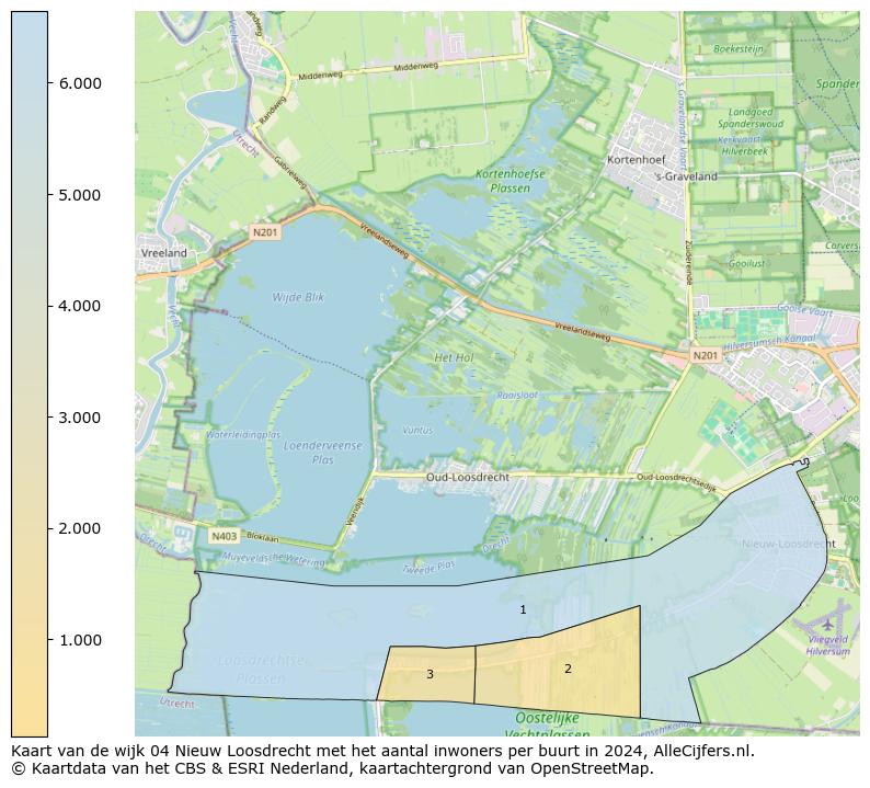 Kaart van de wijk 04 Nieuw Loosdrecht met het aantal inwoners per buurt in 2024. Op deze pagina vind je veel informatie over inwoners (zoals de verdeling naar leeftijdsgroepen, gezinssamenstelling, geslacht, autochtoon of Nederlands met een immigratie achtergrond,...), woningen (aantallen, types, prijs ontwikkeling, gebruik, type eigendom,...) en méér (autobezit, energieverbruik,...)  op basis van open data van het centraal bureau voor de statistiek en diverse andere bronnen!