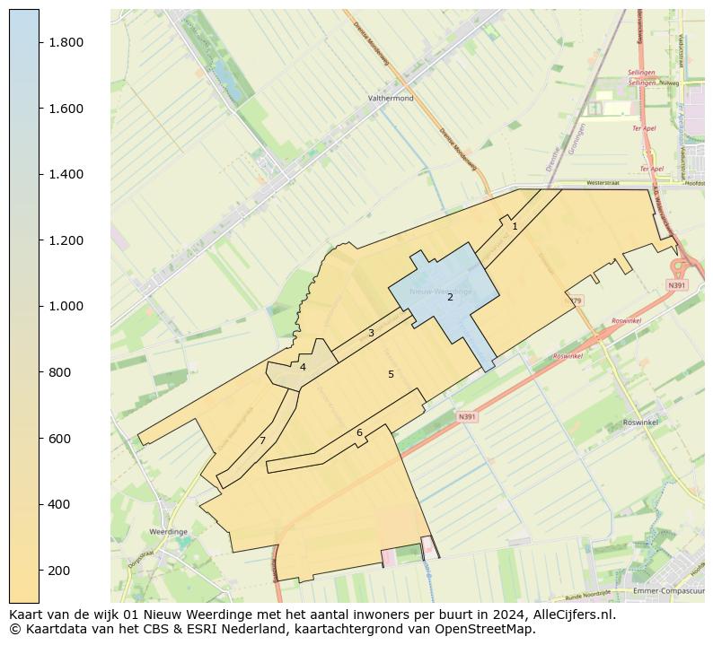 Kaart van de wijk 01 Nieuw Weerdinge met het aantal inwoners per buurt in 2024. Op deze pagina vind je veel informatie over inwoners (zoals de verdeling naar leeftijdsgroepen, gezinssamenstelling, geslacht, autochtoon of Nederlands met een immigratie achtergrond,...), woningen (aantallen, types, prijs ontwikkeling, gebruik, type eigendom,...) en méér (autobezit, energieverbruik,...)  op basis van open data van het centraal bureau voor de statistiek en diverse andere bronnen!