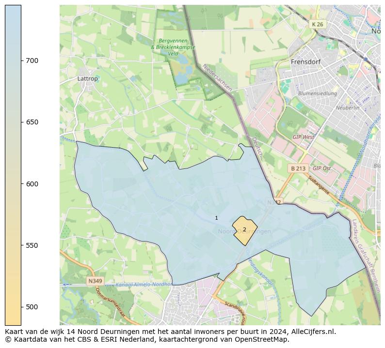 Kaart van de wijk 14 Noord Deurningen met het aantal inwoners per buurt in 2024. Op deze pagina vind je veel informatie over inwoners (zoals de verdeling naar leeftijdsgroepen, gezinssamenstelling, geslacht, autochtoon of Nederlands met een immigratie achtergrond,...), woningen (aantallen, types, prijs ontwikkeling, gebruik, type eigendom,...) en méér (autobezit, energieverbruik,...)  op basis van open data van het centraal bureau voor de statistiek en diverse andere bronnen!