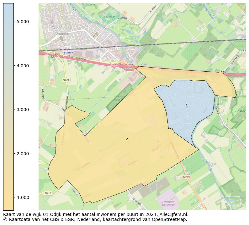 Kaart van de wijk 01 Odijk met het aantal inwoners per buurt in 2024. Op deze pagina vind je veel informatie over inwoners (zoals de verdeling naar leeftijdsgroepen, gezinssamenstelling, geslacht, autochtoon of Nederlands met een immigratie achtergrond,...), woningen (aantallen, types, prijs ontwikkeling, gebruik, type eigendom,...) en méér (autobezit, energieverbruik,...)  op basis van open data van het centraal bureau voor de statistiek en diverse andere bronnen!