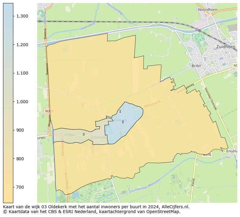 Kaart van de wijk 03 Oldekerk met het aantal inwoners per buurt in 2024. Op deze pagina vind je veel informatie over inwoners (zoals de verdeling naar leeftijdsgroepen, gezinssamenstelling, geslacht, autochtoon of Nederlands met een immigratie achtergrond,...), woningen (aantallen, types, prijs ontwikkeling, gebruik, type eigendom,...) en méér (autobezit, energieverbruik,...)  op basis van open data van het centraal bureau voor de statistiek en diverse andere bronnen!