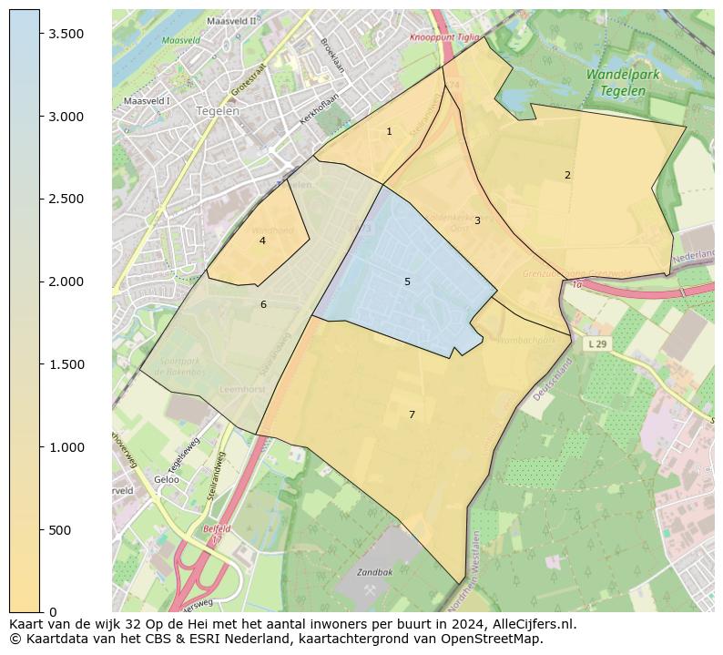 Kaart van de wijk 32 Op de Hei met het aantal inwoners per buurt in 2024. Op deze pagina vind je veel informatie over inwoners (zoals de verdeling naar leeftijdsgroepen, gezinssamenstelling, geslacht, autochtoon of Nederlands met een immigratie achtergrond,...), woningen (aantallen, types, prijs ontwikkeling, gebruik, type eigendom,...) en méér (autobezit, energieverbruik,...)  op basis van open data van het centraal bureau voor de statistiek en diverse andere bronnen!