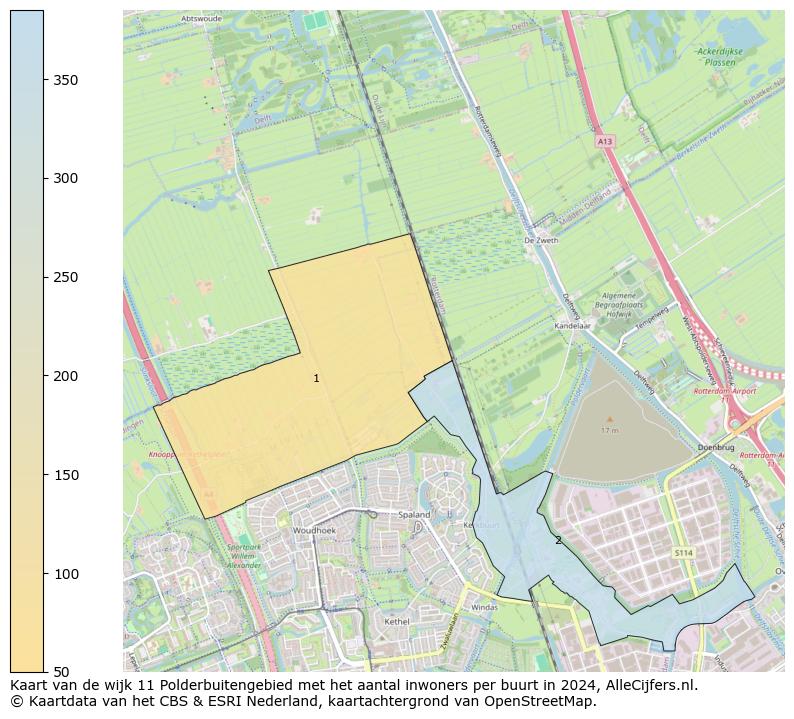 Kaart van de wijk 11 Polderbuitengebied met het aantal inwoners per buurt in 2024. Op deze pagina vind je veel informatie over inwoners (zoals de verdeling naar leeftijdsgroepen, gezinssamenstelling, geslacht, autochtoon of Nederlands met een immigratie achtergrond,...), woningen (aantallen, types, prijs ontwikkeling, gebruik, type eigendom,...) en méér (autobezit, energieverbruik,...)  op basis van open data van het centraal bureau voor de statistiek en diverse andere bronnen!