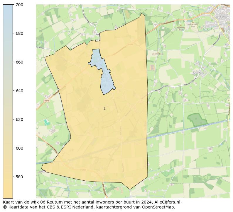 Kaart van de wijk 06 Reutum met het aantal inwoners per buurt in 2024. Op deze pagina vind je veel informatie over inwoners (zoals de verdeling naar leeftijdsgroepen, gezinssamenstelling, geslacht, autochtoon of Nederlands met een immigratie achtergrond,...), woningen (aantallen, types, prijs ontwikkeling, gebruik, type eigendom,...) en méér (autobezit, energieverbruik,...)  op basis van open data van het centraal bureau voor de statistiek en diverse andere bronnen!