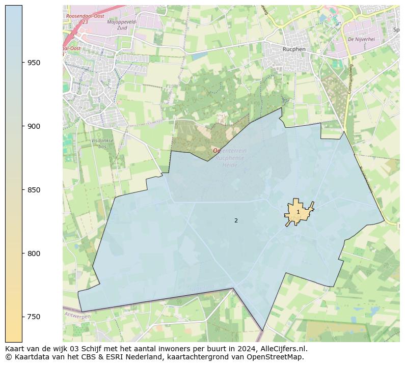 Kaart van de wijk 03 Schijf met het aantal inwoners per buurt in 2024. Op deze pagina vind je veel informatie over inwoners (zoals de verdeling naar leeftijdsgroepen, gezinssamenstelling, geslacht, autochtoon of Nederlands met een immigratie achtergrond,...), woningen (aantallen, types, prijs ontwikkeling, gebruik, type eigendom,...) en méér (autobezit, energieverbruik,...)  op basis van open data van het centraal bureau voor de statistiek en diverse andere bronnen!