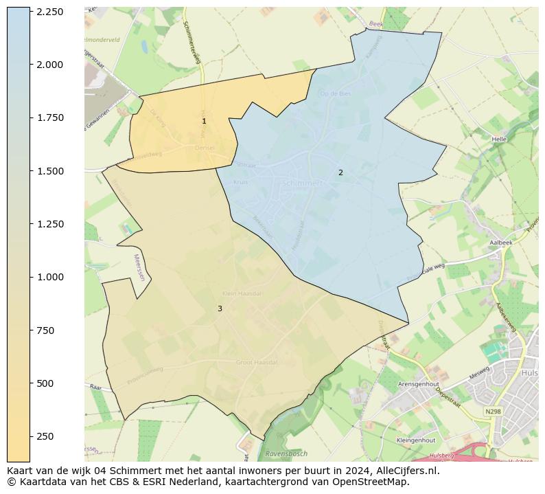 Kaart van de wijk 04 Schimmert met het aantal inwoners per buurt in 2024. Op deze pagina vind je veel informatie over inwoners (zoals de verdeling naar leeftijdsgroepen, gezinssamenstelling, geslacht, autochtoon of Nederlands met een immigratie achtergrond,...), woningen (aantallen, types, prijs ontwikkeling, gebruik, type eigendom,...) en méér (autobezit, energieverbruik,...)  op basis van open data van het centraal bureau voor de statistiek en diverse andere bronnen!