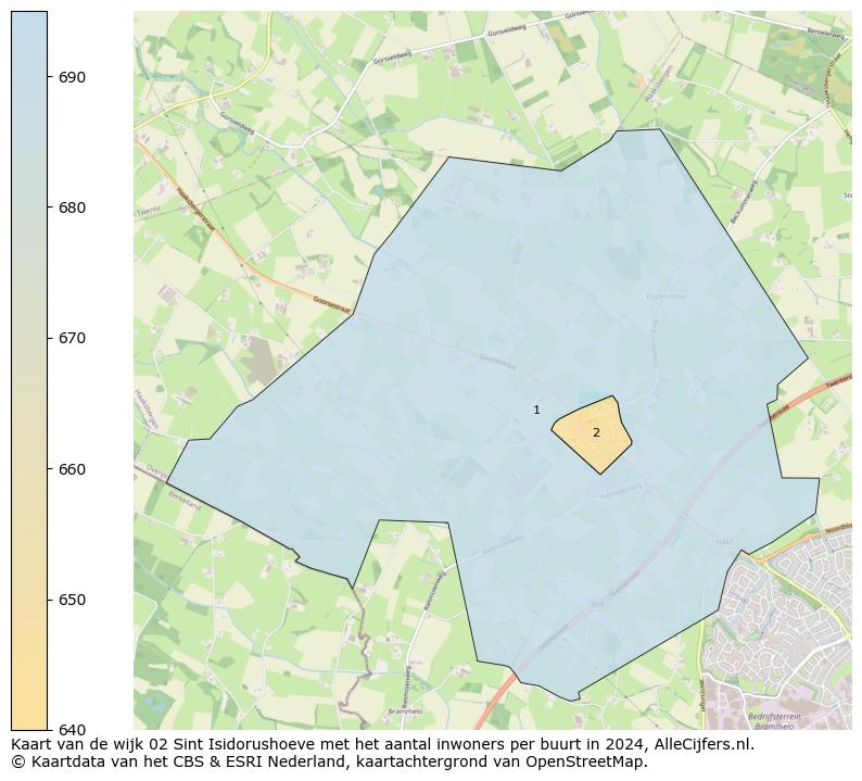 Kaart van de wijk 02 Sint Isidorushoeve met het aantal inwoners per buurt in 2024. Op deze pagina vind je veel informatie over inwoners (zoals de verdeling naar leeftijdsgroepen, gezinssamenstelling, geslacht, autochtoon of Nederlands met een immigratie achtergrond,...), woningen (aantallen, types, prijs ontwikkeling, gebruik, type eigendom,...) en méér (autobezit, energieverbruik,...)  op basis van open data van het centraal bureau voor de statistiek en diverse andere bronnen!