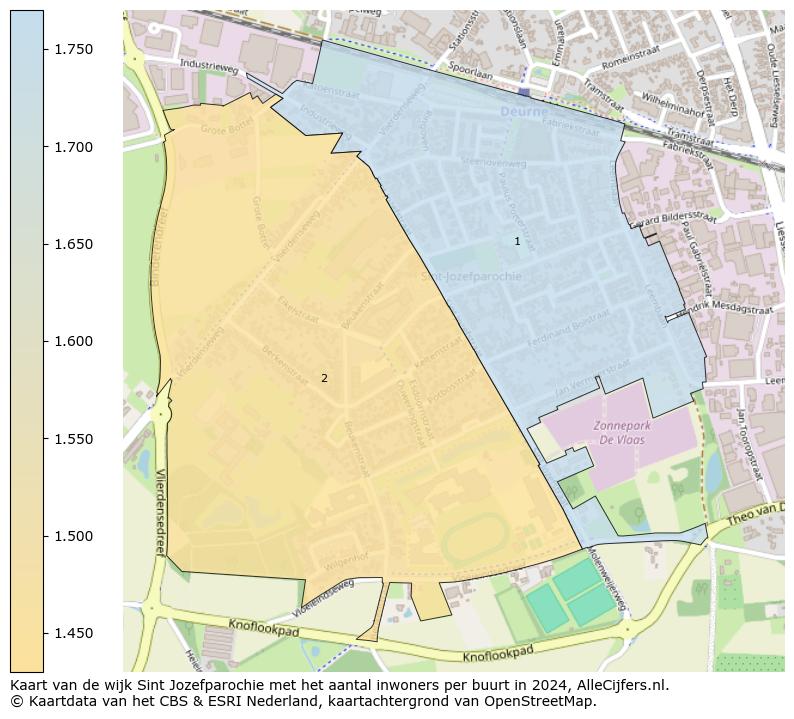 Kaart van de wijk Sint Jozefparochie met het aantal inwoners per buurt in 2024. Op deze pagina vind je veel informatie over inwoners (zoals de verdeling naar leeftijdsgroepen, gezinssamenstelling, geslacht, autochtoon of Nederlands met een immigratie achtergrond,...), woningen (aantallen, types, prijs ontwikkeling, gebruik, type eigendom,...) en méér (autobezit, energieverbruik,...)  op basis van open data van het centraal bureau voor de statistiek en diverse andere bronnen!