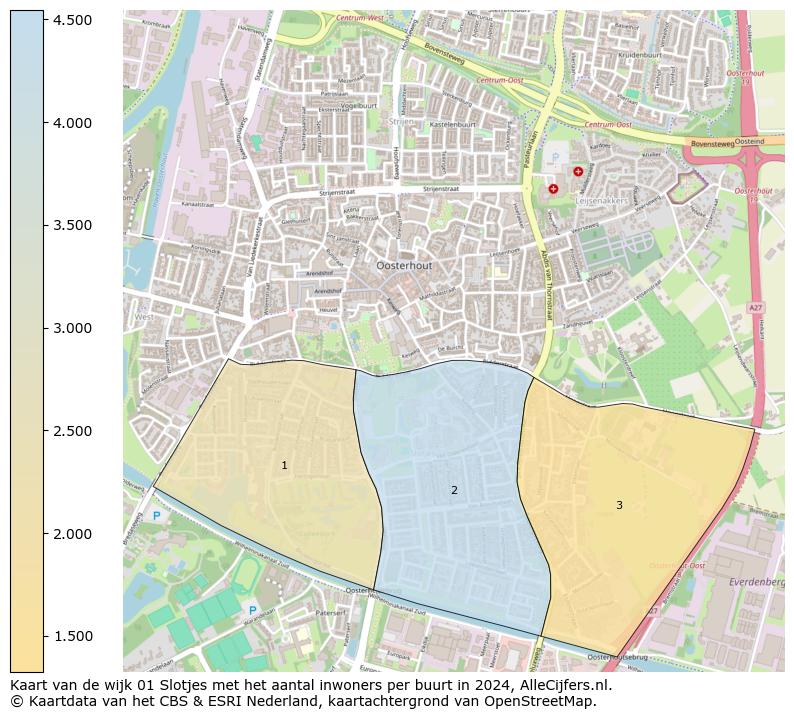 Kaart van de wijk 01 Slotjes met het aantal inwoners per buurt in 2024. Op deze pagina vind je veel informatie over inwoners (zoals de verdeling naar leeftijdsgroepen, gezinssamenstelling, geslacht, autochtoon of Nederlands met een immigratie achtergrond,...), woningen (aantallen, types, prijs ontwikkeling, gebruik, type eigendom,...) en méér (autobezit, energieverbruik,...)  op basis van open data van het centraal bureau voor de statistiek en diverse andere bronnen!