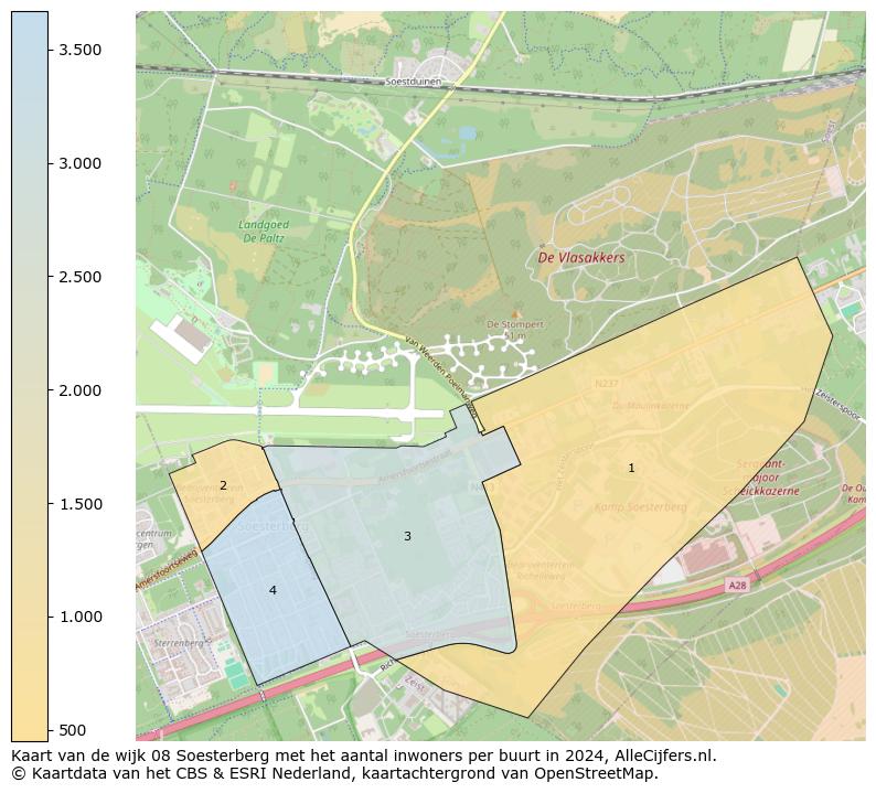 Kaart van de wijk 08 Soesterberg met het aantal inwoners per buurt in 2024. Op deze pagina vind je veel informatie over inwoners (zoals de verdeling naar leeftijdsgroepen, gezinssamenstelling, geslacht, autochtoon of Nederlands met een immigratie achtergrond,...), woningen (aantallen, types, prijs ontwikkeling, gebruik, type eigendom,...) en méér (autobezit, energieverbruik,...)  op basis van open data van het centraal bureau voor de statistiek en diverse andere bronnen!