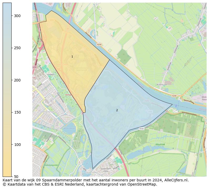 Kaart van de wijk 09 Spaarndammerpolder met het aantal inwoners per buurt in 2024. Op deze pagina vind je veel informatie over inwoners (zoals de verdeling naar leeftijdsgroepen, gezinssamenstelling, geslacht, autochtoon of Nederlands met een immigratie achtergrond,...), woningen (aantallen, types, prijs ontwikkeling, gebruik, type eigendom,...) en méér (autobezit, energieverbruik,...)  op basis van open data van het Centraal Bureau voor de Statistiek en diverse andere bronnen!