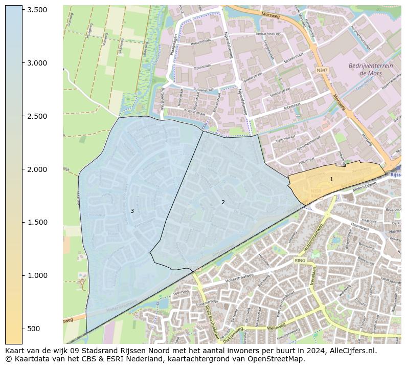 Kaart van de wijk 09 Stadsrand Rijssen Noord met het aantal inwoners per buurt in 2024. Op deze pagina vind je veel informatie over inwoners (zoals de verdeling naar leeftijdsgroepen, gezinssamenstelling, geslacht, autochtoon of Nederlands met een immigratie achtergrond,...), woningen (aantallen, types, prijs ontwikkeling, gebruik, type eigendom,...) en méér (autobezit, energieverbruik,...)  op basis van open data van het centraal bureau voor de statistiek en diverse andere bronnen!