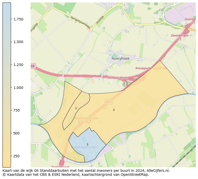 Kaart van de wijk 06 Standdaarbuiten met het aantal inwoners per buurt in 2024. Op deze pagina vind je veel informatie over inwoners (zoals de verdeling naar leeftijdsgroepen, gezinssamenstelling, geslacht, autochtoon of Nederlands met een immigratie achtergrond,...), woningen (aantallen, types, prijs ontwikkeling, gebruik, type eigendom,...) en méér (autobezit, energieverbruik,...)  op basis van open data van het centraal bureau voor de statistiek en diverse andere bronnen!