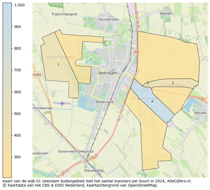 Kaart van de wijk 01 Veendam buitengebied met het aantal inwoners per buurt in 2024. Op deze pagina vind je veel informatie over inwoners (zoals de verdeling naar leeftijdsgroepen, gezinssamenstelling, geslacht, autochtoon of Nederlands met een immigratie achtergrond,...), woningen (aantallen, types, prijs ontwikkeling, gebruik, type eigendom,...) en méér (autobezit, energieverbruik,...)  op basis van open data van het Centraal Bureau voor de Statistiek en diverse andere bronnen!