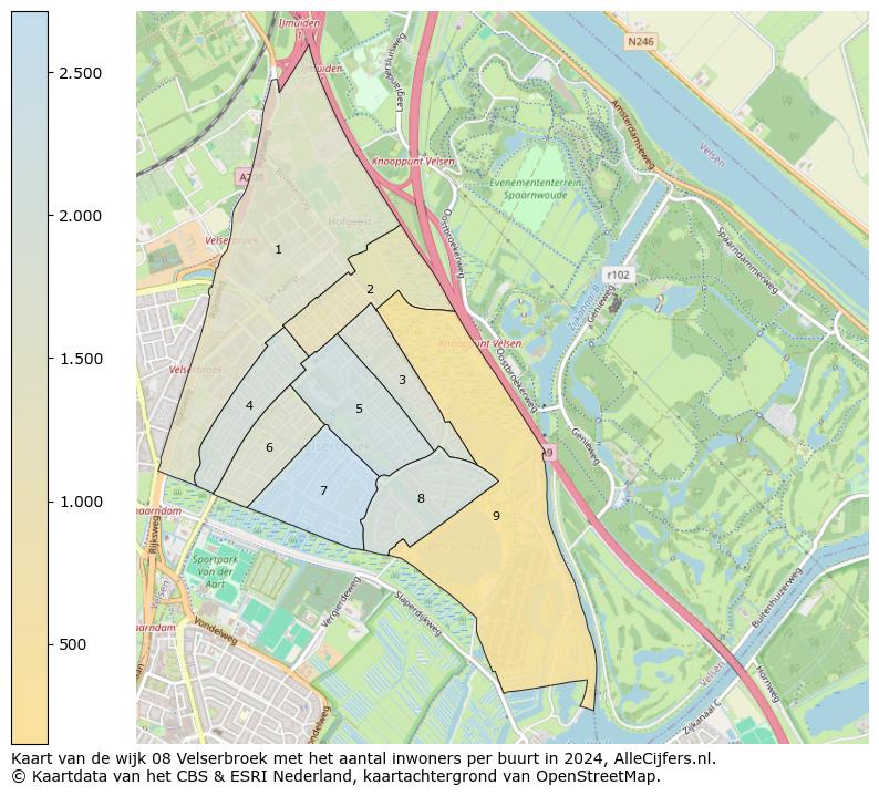 Kaart van de wijk 08 Velserbroek met het aantal inwoners per buurt in 2024. Op deze pagina vind je veel informatie over inwoners (zoals de verdeling naar leeftijdsgroepen, gezinssamenstelling, geslacht, autochtoon of Nederlands met een immigratie achtergrond,...), woningen (aantallen, types, prijs ontwikkeling, gebruik, type eigendom,...) en méér (autobezit, energieverbruik,...)  op basis van open data van het centraal bureau voor de statistiek en diverse andere bronnen!