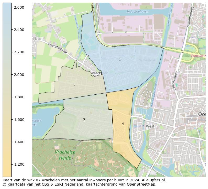 Kaart van de wijk 07 Vrachelen met het aantal inwoners per buurt in 2024. Op deze pagina vind je veel informatie over inwoners (zoals de verdeling naar leeftijdsgroepen, gezinssamenstelling, geslacht, autochtoon of Nederlands met een immigratie achtergrond,...), woningen (aantallen, types, prijs ontwikkeling, gebruik, type eigendom,...) en méér (autobezit, energieverbruik,...)  op basis van open data van het centraal bureau voor de statistiek en diverse andere bronnen!