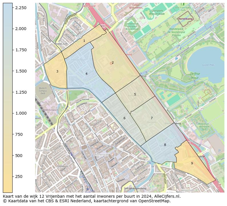 Kaart van de wijk 12 Vrijenban met het aantal inwoners per buurt in 2024. Op deze pagina vind je veel informatie over inwoners (zoals de verdeling naar leeftijdsgroepen, gezinssamenstelling, geslacht, autochtoon of Nederlands met een immigratie achtergrond,...), woningen (aantallen, types, prijs ontwikkeling, gebruik, type eigendom,...) en méér (autobezit, energieverbruik,...)  op basis van open data van het centraal bureau voor de statistiek en diverse andere bronnen!