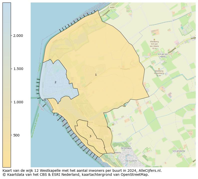 Kaart van de wijk 12 Westkapelle met het aantal inwoners per buurt in 2024. Op deze pagina vind je veel informatie over inwoners (zoals de verdeling naar leeftijdsgroepen, gezinssamenstelling, geslacht, autochtoon of Nederlands met een immigratie achtergrond,...), woningen (aantallen, types, prijs ontwikkeling, gebruik, type eigendom,...) en méér (autobezit, energieverbruik,...)  op basis van open data van het centraal bureau voor de statistiek en diverse andere bronnen!