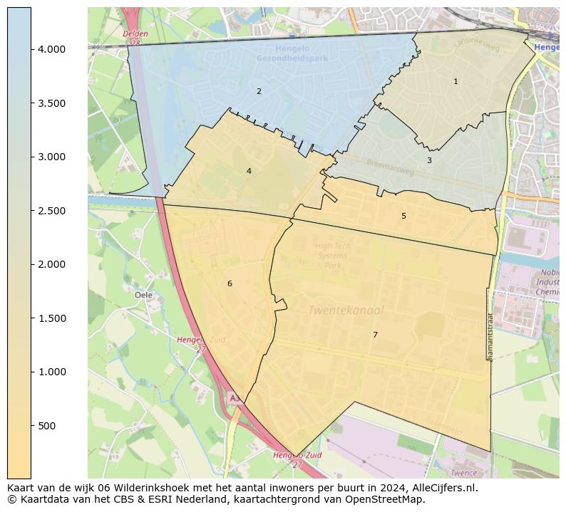 Kaart van de wijk 06 Wilderinkshoek met het aantal inwoners per buurt in 2024. Op deze pagina vind je veel informatie over inwoners (zoals de verdeling naar leeftijdsgroepen, gezinssamenstelling, geslacht, autochtoon of Nederlands met een immigratie achtergrond,...), woningen (aantallen, types, prijs ontwikkeling, gebruik, type eigendom,...) en méér (autobezit, energieverbruik,...)  op basis van open data van het centraal bureau voor de statistiek en diverse andere bronnen!