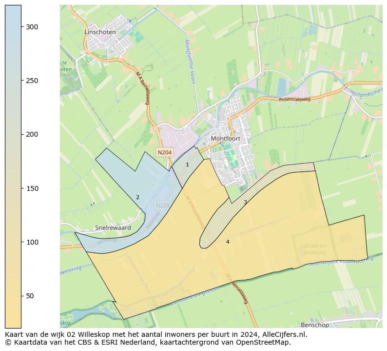 Kaart van de wijk 02 Willeskop met het aantal inwoners per buurt in 2024. Op deze pagina vind je veel informatie over inwoners (zoals de verdeling naar leeftijdsgroepen, gezinssamenstelling, geslacht, autochtoon of Nederlands met een immigratie achtergrond,...), woningen (aantallen, types, prijs ontwikkeling, gebruik, type eigendom,...) en méér (autobezit, energieverbruik,...)  op basis van open data van het centraal bureau voor de statistiek en diverse andere bronnen!