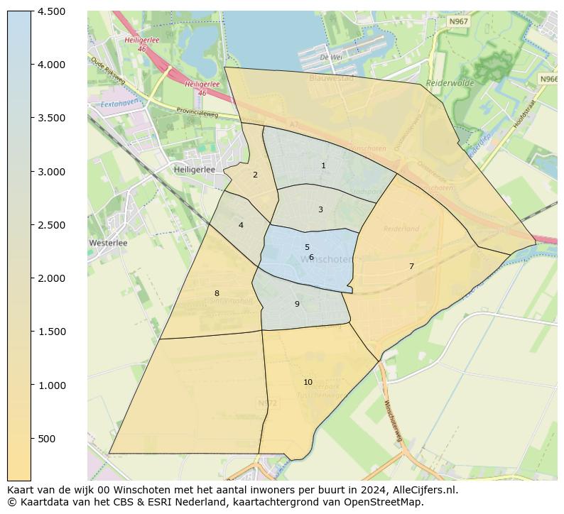 Kaart van de wijk 00 Winschoten met het aantal inwoners per buurt in 2024. Op deze pagina vind je veel informatie over inwoners (zoals de verdeling naar leeftijdsgroepen, gezinssamenstelling, geslacht, autochtoon of Nederlands met een immigratie achtergrond,...), woningen (aantallen, types, prijs ontwikkeling, gebruik, type eigendom,...) en méér (autobezit, energieverbruik,...)  op basis van open data van het centraal bureau voor de statistiek en diverse andere bronnen!