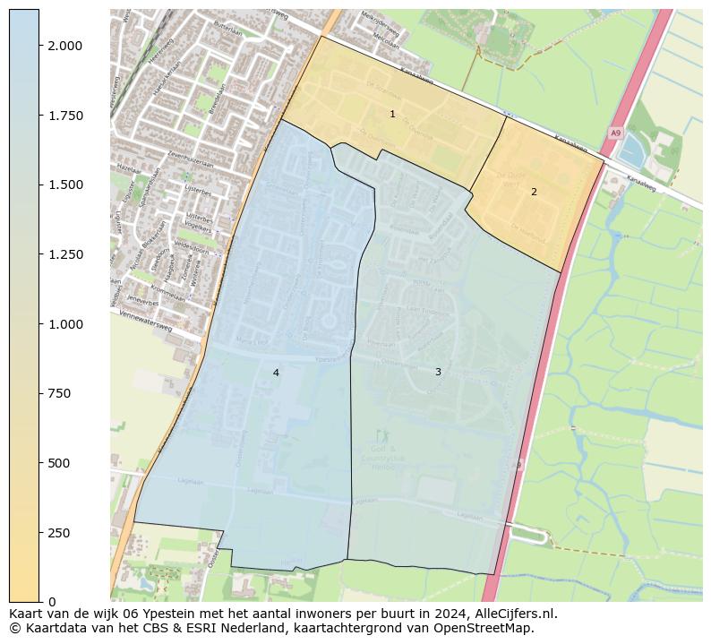 Kaart van de wijk 06 Ypestein met het aantal inwoners per buurt in 2024. Op deze pagina vind je veel informatie over inwoners (zoals de verdeling naar leeftijdsgroepen, gezinssamenstelling, geslacht, autochtoon of Nederlands met een immigratie achtergrond,...), woningen (aantallen, types, prijs ontwikkeling, gebruik, type eigendom,...) en méér (autobezit, energieverbruik,...)  op basis van open data van het Centraal Bureau voor de Statistiek en diverse andere bronnen!