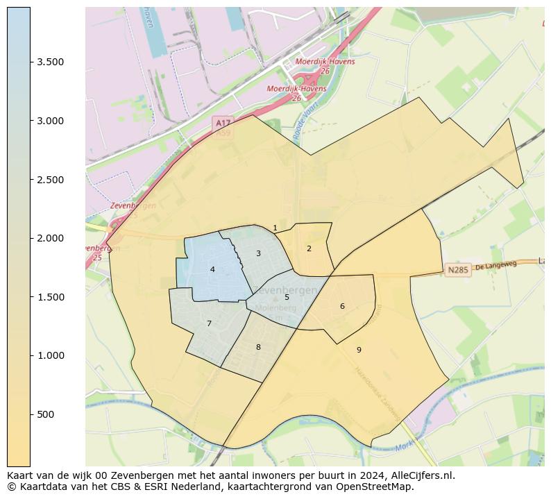 Kaart van de wijk 00 Zevenbergen met het aantal inwoners per buurt in 2024. Op deze pagina vind je veel informatie over inwoners (zoals de verdeling naar leeftijdsgroepen, gezinssamenstelling, geslacht, autochtoon of Nederlands met een immigratie achtergrond,...), woningen (aantallen, types, prijs ontwikkeling, gebruik, type eigendom,...) en méér (autobezit, energieverbruik,...)  op basis van open data van het centraal bureau voor de statistiek en diverse andere bronnen!