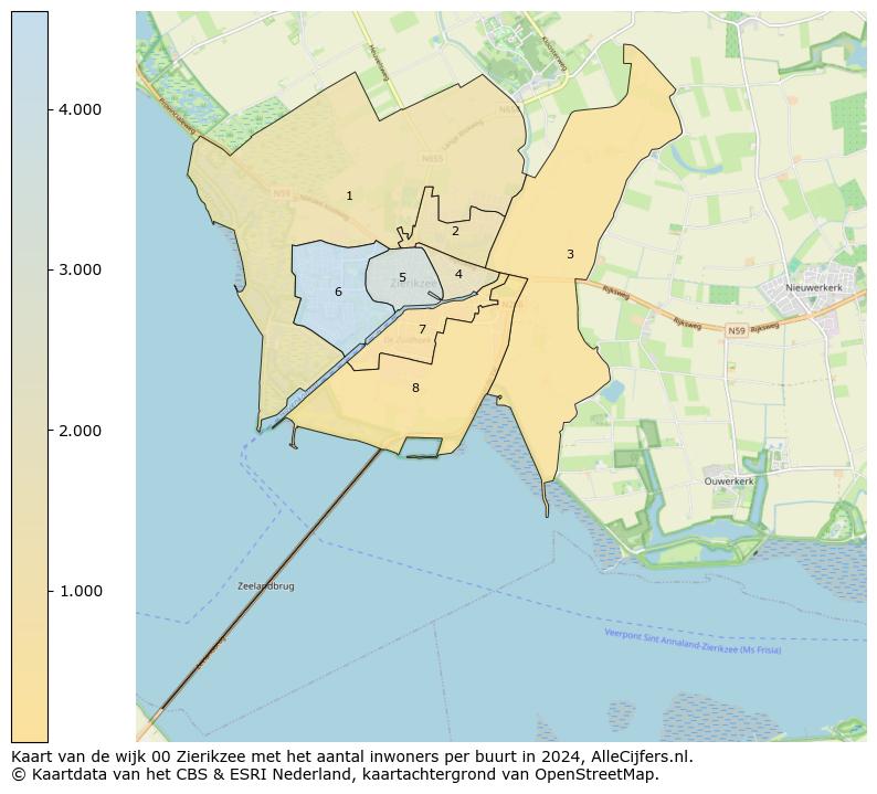 Kaart van de wijk 00 Zierikzee met het aantal inwoners per buurt in 2024. Op deze pagina vind je veel informatie over inwoners (zoals de verdeling naar leeftijdsgroepen, gezinssamenstelling, geslacht, autochtoon of Nederlands met een immigratie achtergrond,...), woningen (aantallen, types, prijs ontwikkeling, gebruik, type eigendom,...) en méér (autobezit, energieverbruik,...)  op basis van open data van het centraal bureau voor de statistiek en diverse andere bronnen!