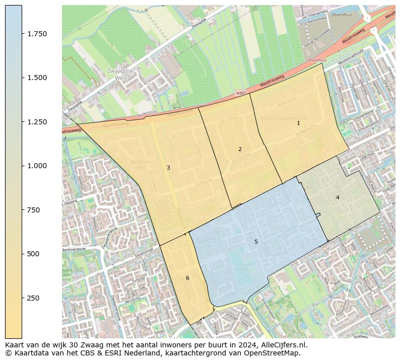 Kaart van de wijk 30 Zwaag met het aantal inwoners per buurt in 2024. Op deze pagina vind je veel informatie over inwoners (zoals de verdeling naar leeftijdsgroepen, gezinssamenstelling, geslacht, autochtoon of Nederlands met een immigratie achtergrond,...), woningen (aantallen, types, prijs ontwikkeling, gebruik, type eigendom,...) en méér (autobezit, energieverbruik,...)  op basis van open data van het Centraal Bureau voor de Statistiek en diverse andere bronnen!