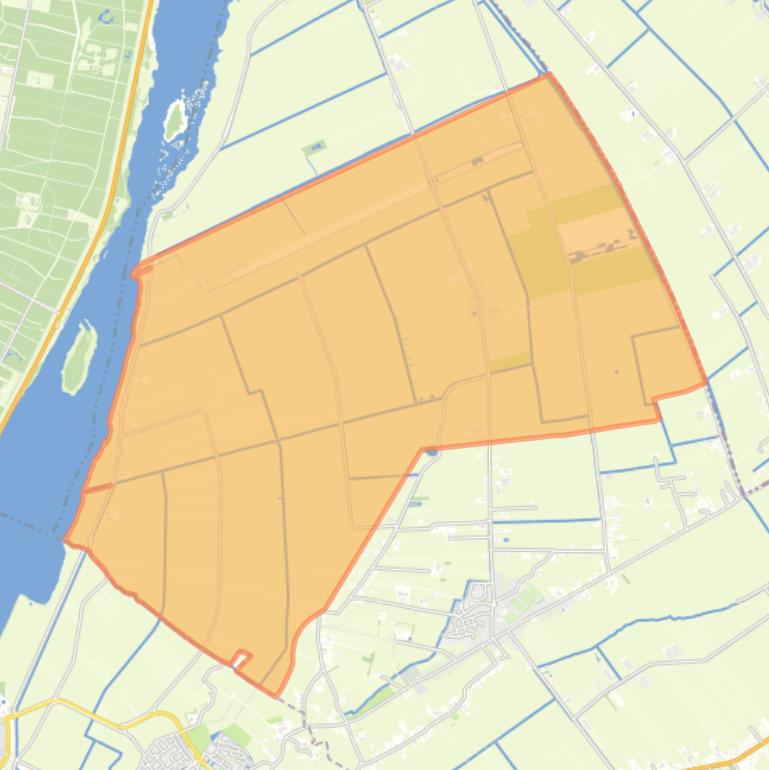 Kaart van de buurt Verspreide huizen Oosterwolde.