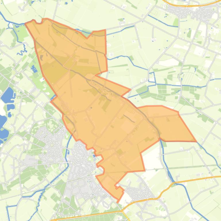 Kaart van de buurt Achterdijk-Roijendijk buitengebied.